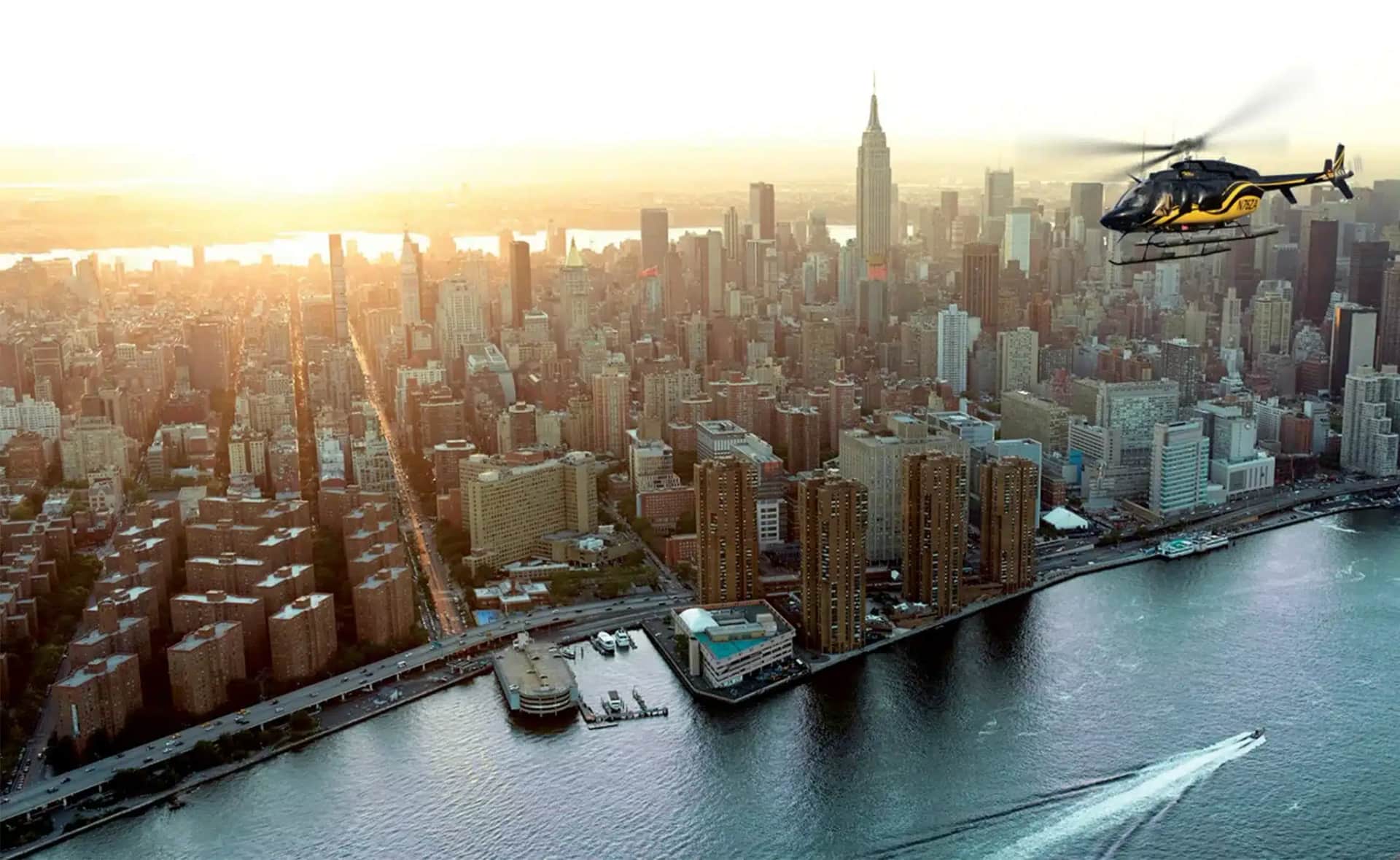 Faire un tour en hélicoptère à New York