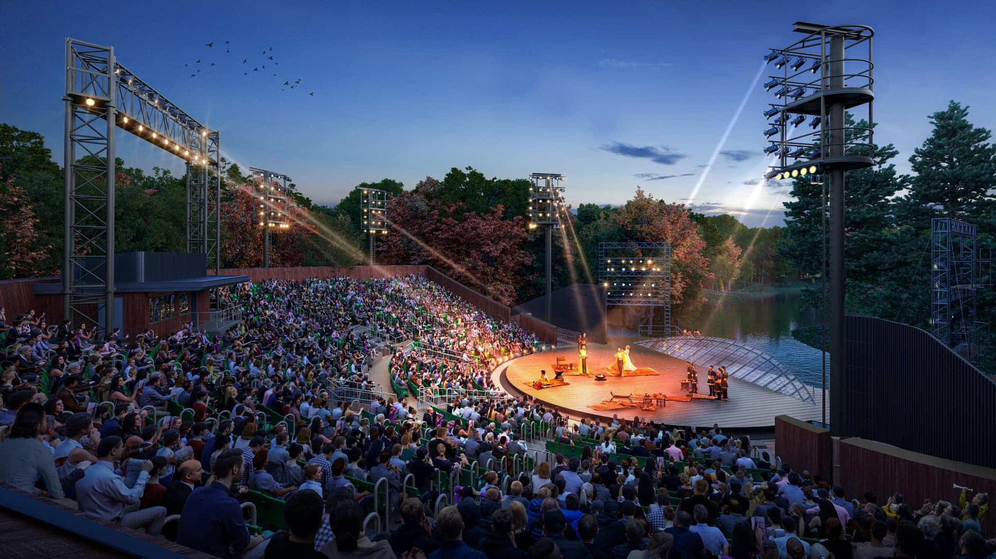 Voir Shakespeare in the Park à Central Park, New York