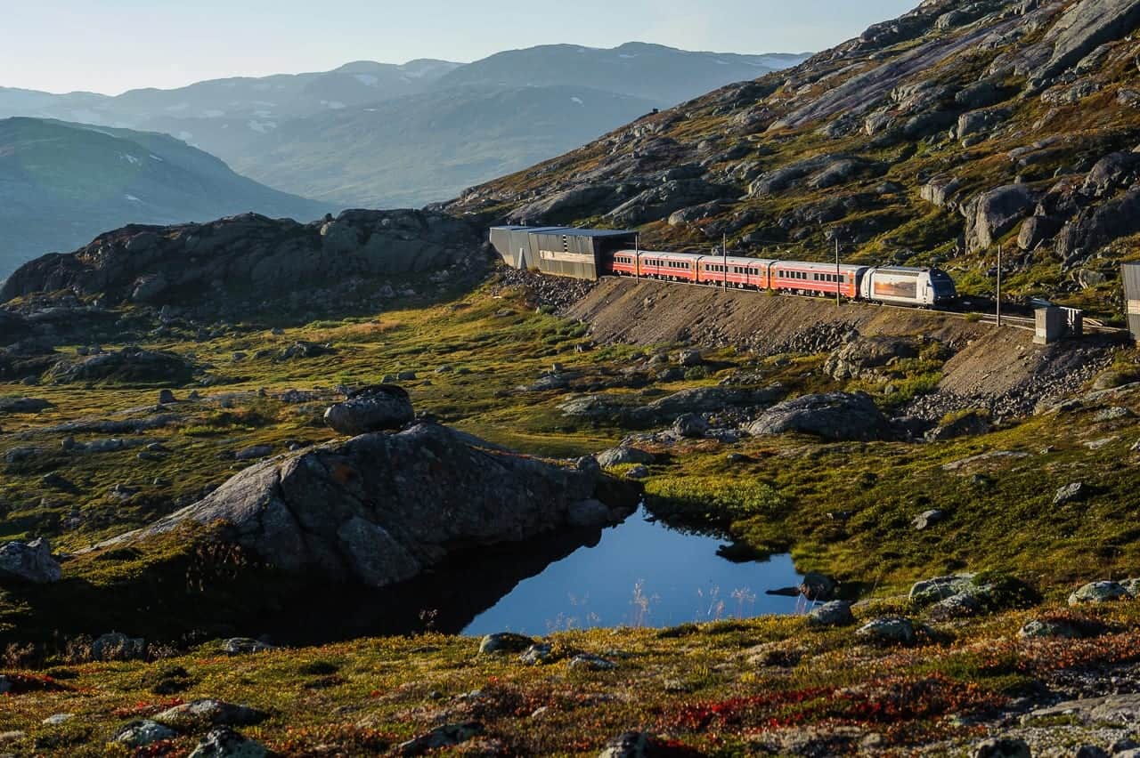 Prendre le train entre Bergen et Oslo