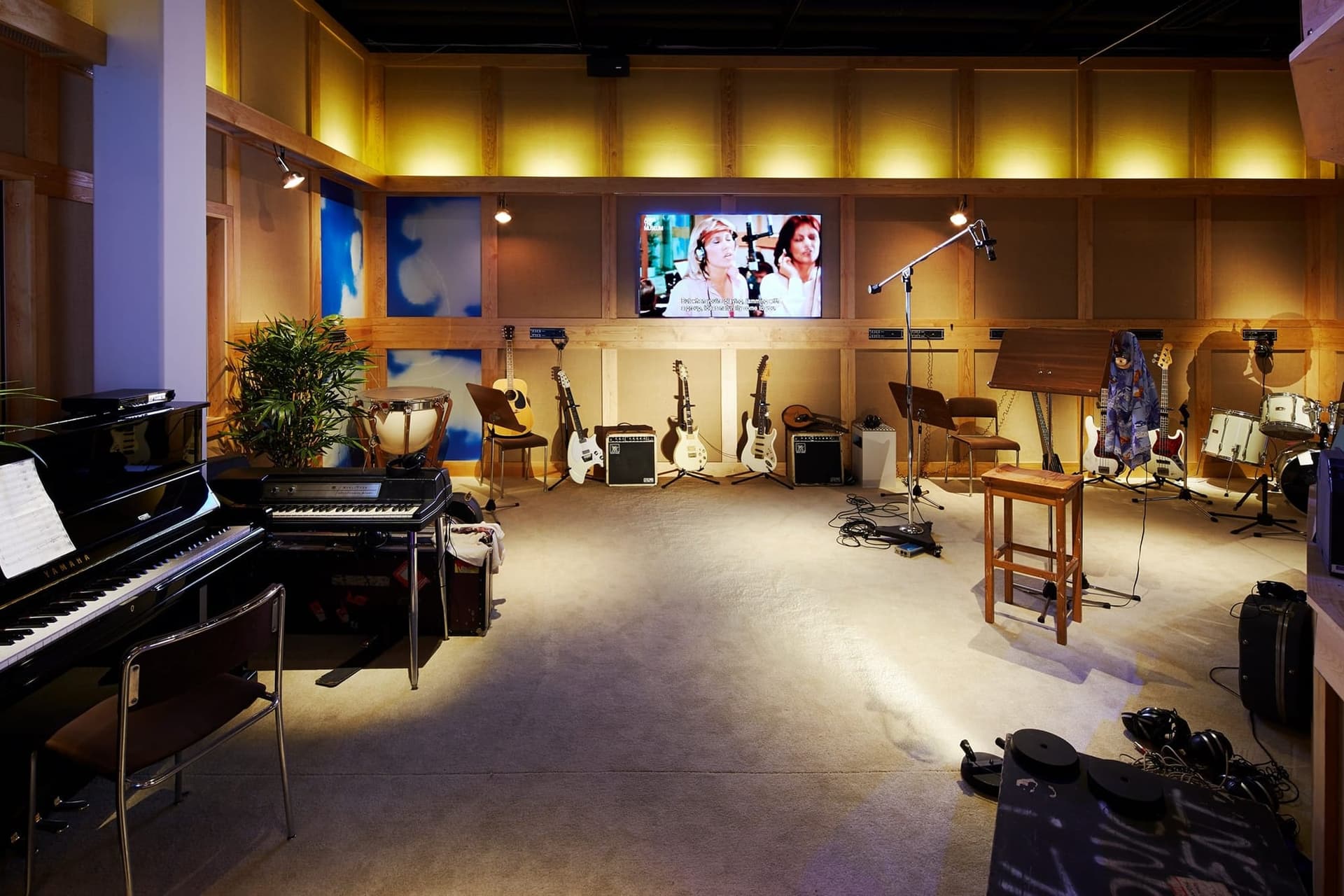 L'authentique studio de musique du groupe ABBA