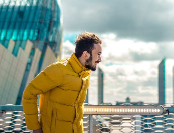 Pierre Bouyer sur un rooftop à Bordeaux