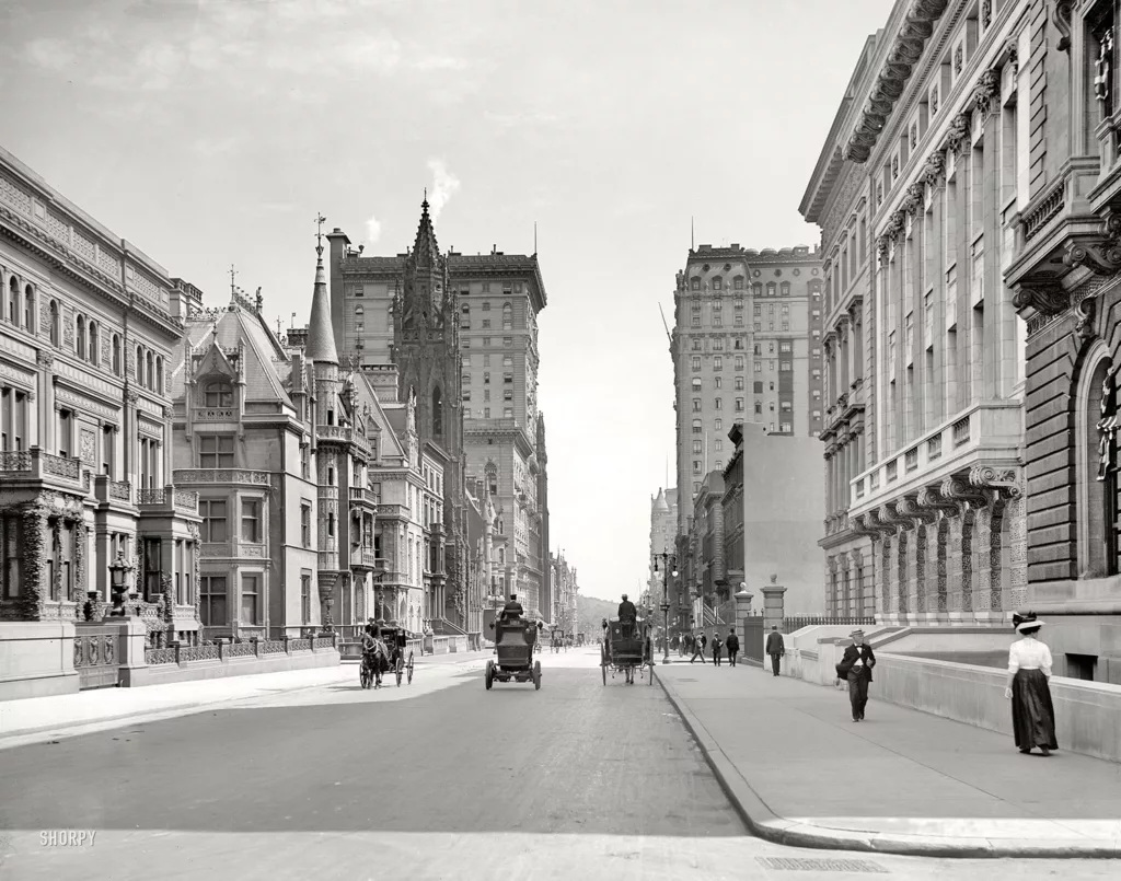 Photo historique de la 5eme Avenue