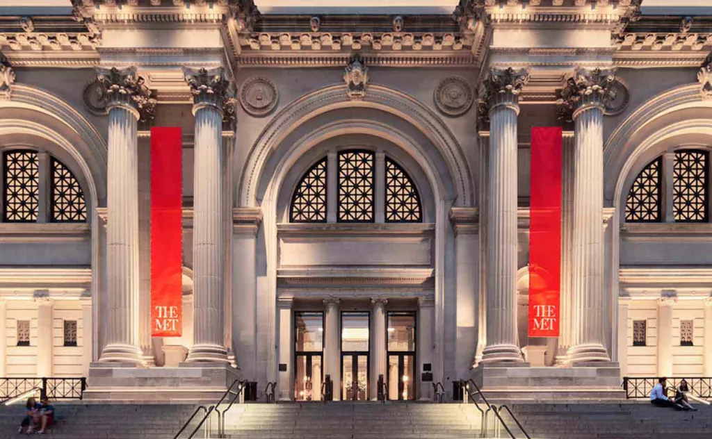 Le Metropolitan Museum of Art sur la 5eme Avenue à New York