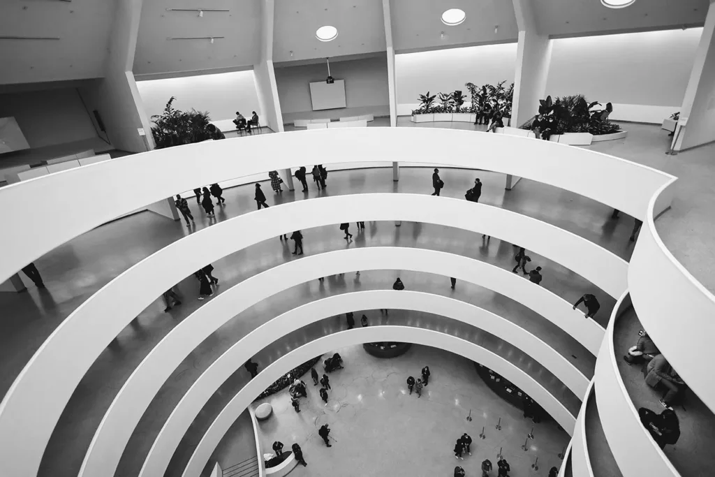 Intérieur du Guggenheim à New York
