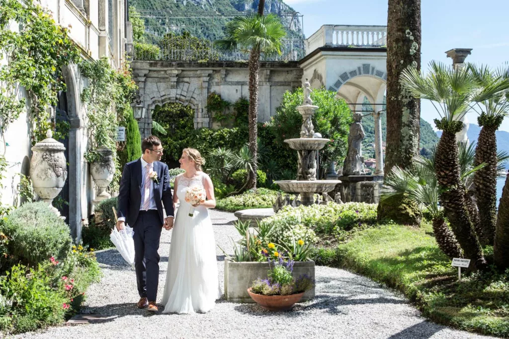 Se marier à la Villa Monastero au lac de Côme