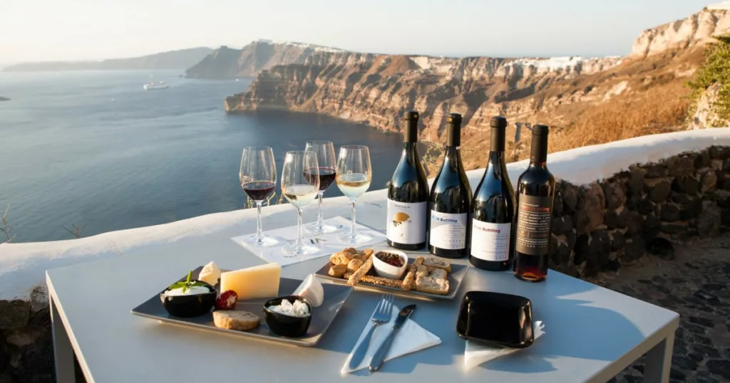 Découvrez les vins et cépages de Santorin