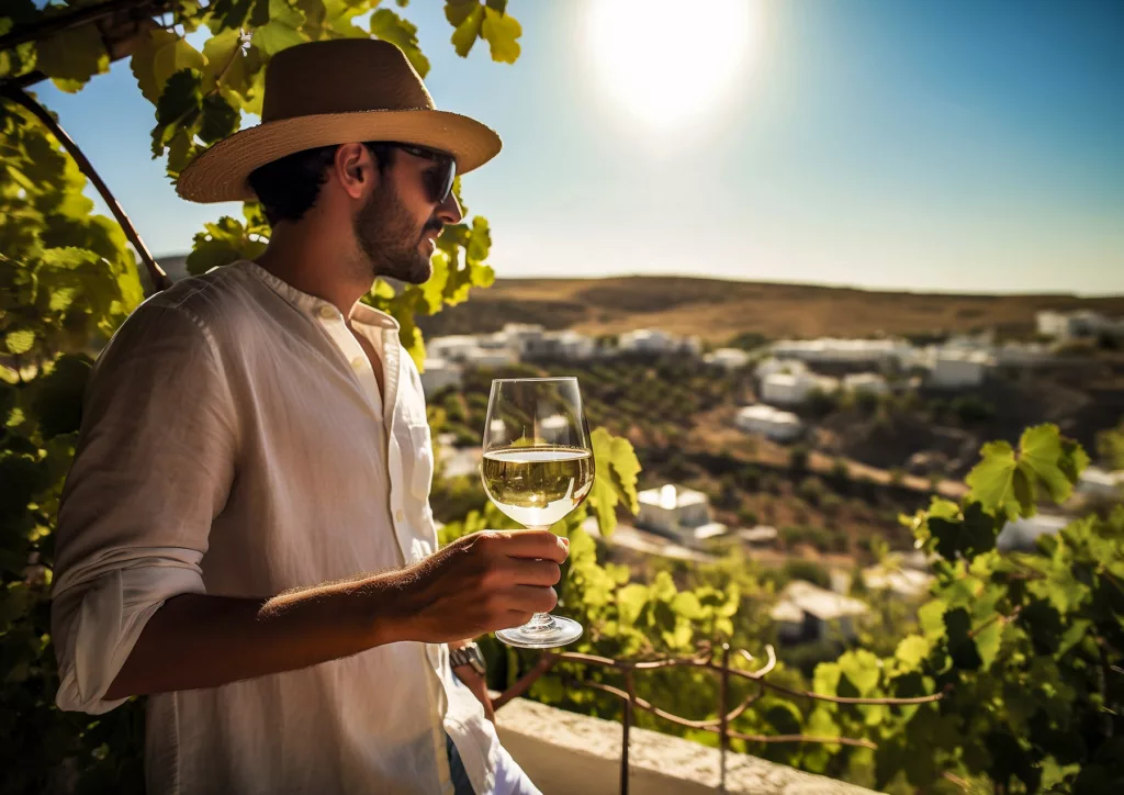 Découvrez les vins de Santorin