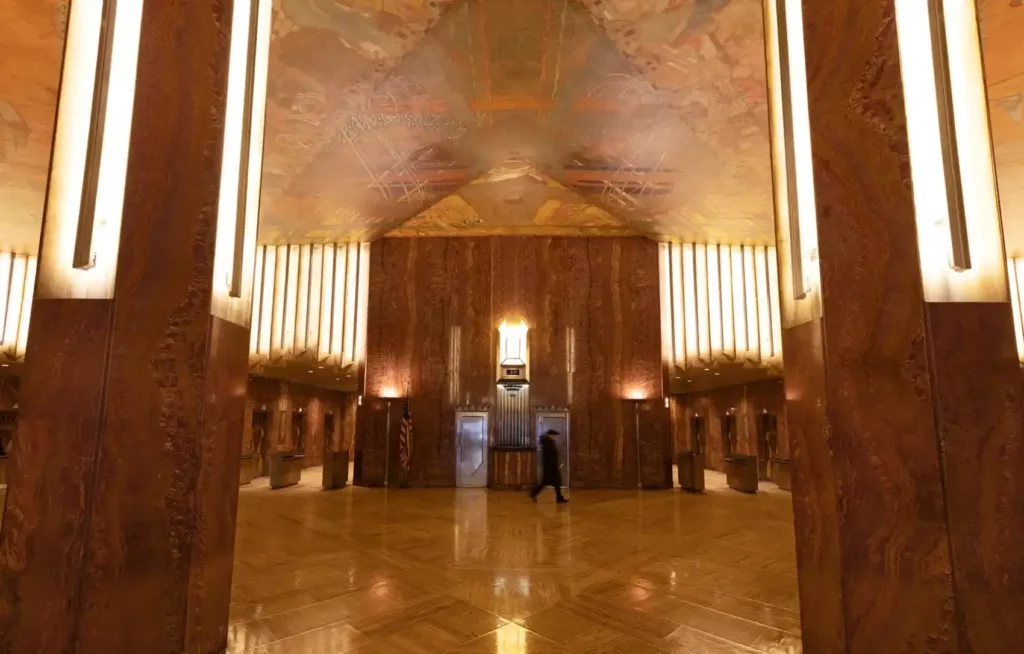 Hall d'entrée du Chrysler Building à New York