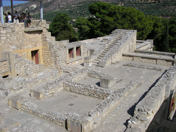 Les ruines du palais sont impressionantes