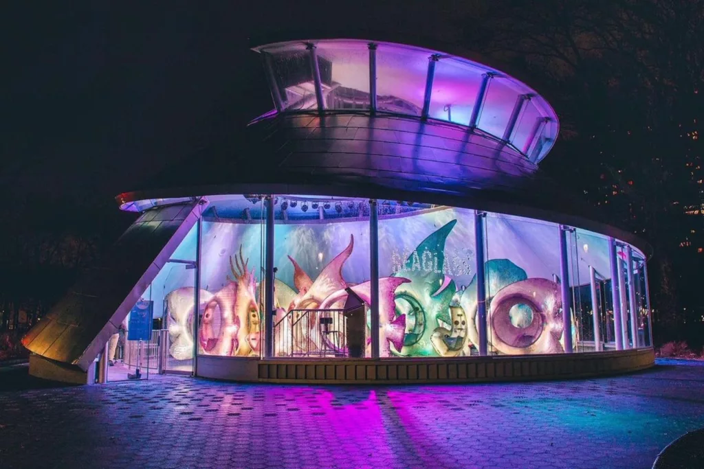 Le SeaGlass Carrousel, emblématique de Battery Park