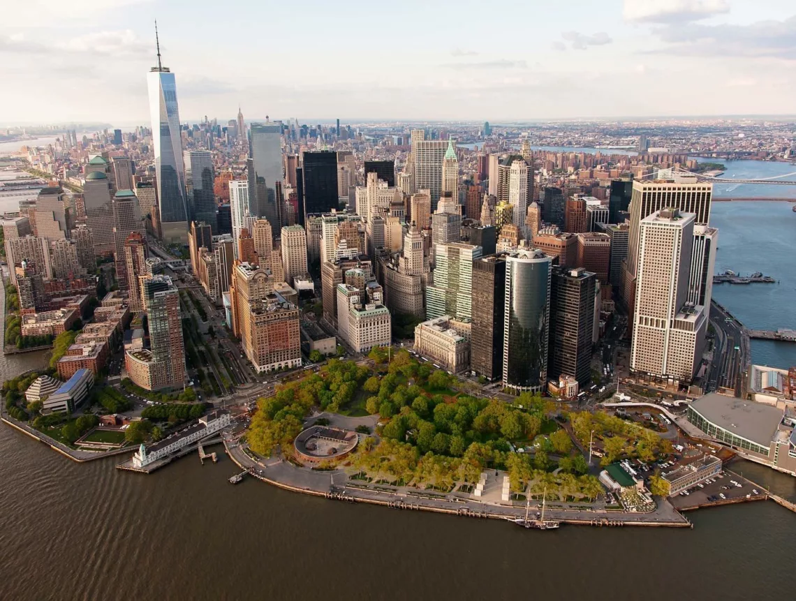 Découvrez Battery Park à New York sur Manhattan
