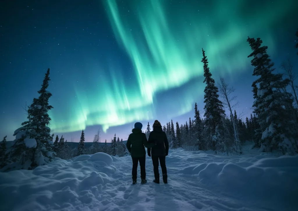 Voir les aurores boréales dans les environs de Tromsø