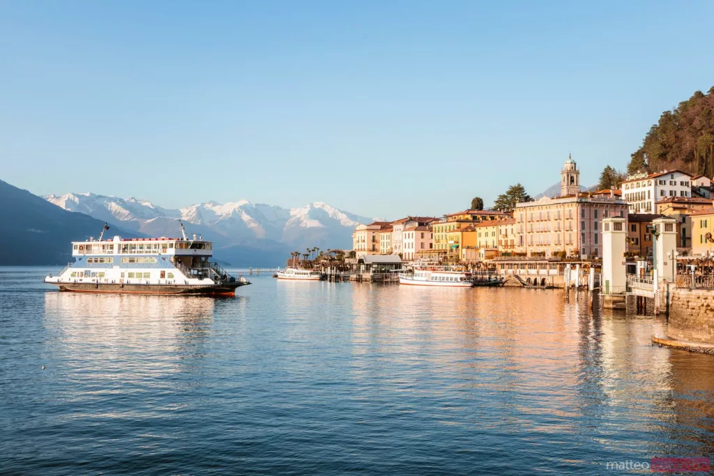 Arrivée à Bellagio au lac de Côme