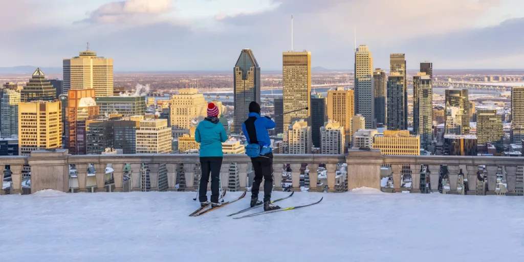 Le Mont Royal de Montreal en Hiver