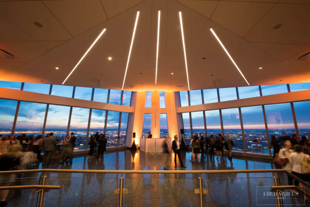 L'Observation deck de la One World Observatory à New York