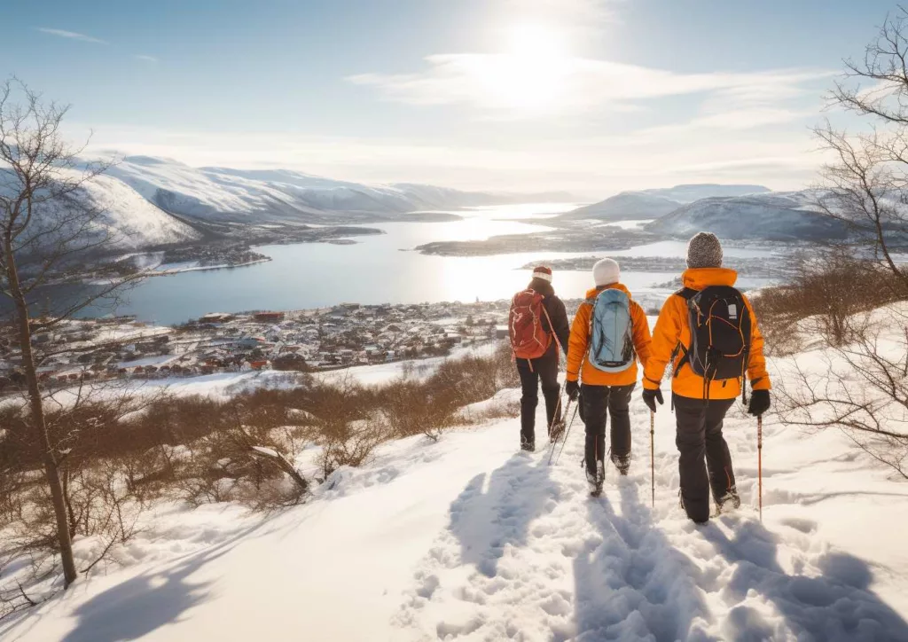 Faites une randonnée en raquette lors de votre séjours à Tromsø