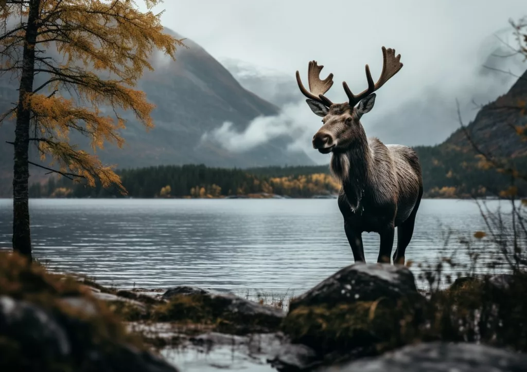 Observez des orignaux dans leur état naturel