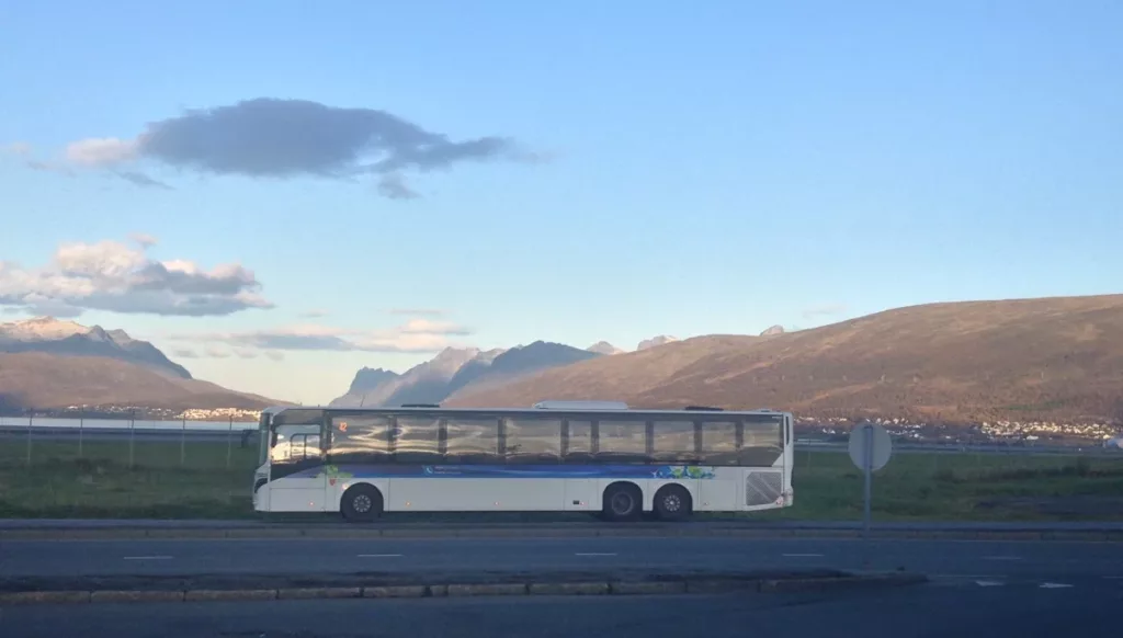 Prendre le bus depuis l'aéroport de Tromsø