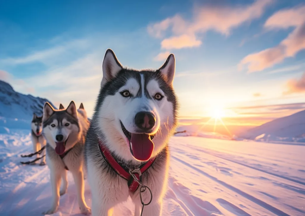 Faire un tour avec les chiens de traineau