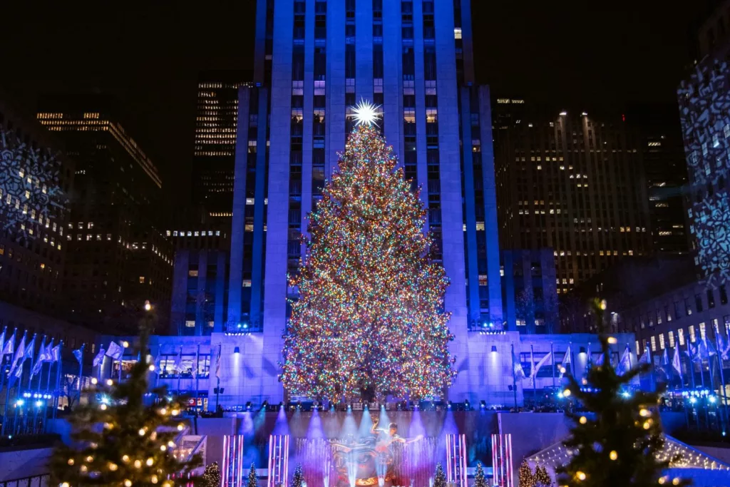 Voir le sapin de Noël du Rockefeller Center