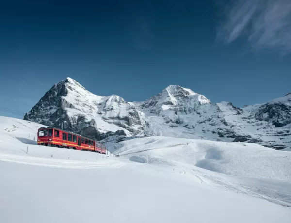 À bord du Jungfrau Express pour le nouvel an
