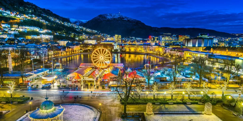 Découvrez le superbe marché de Noël de Bergen