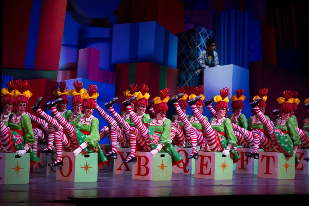 Les Radio City Rockettes pour leur spectacle de Noël : Christmas Spectacular