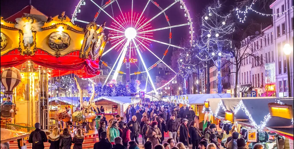 Le marché de Noël de Bruxelle, en Belgique