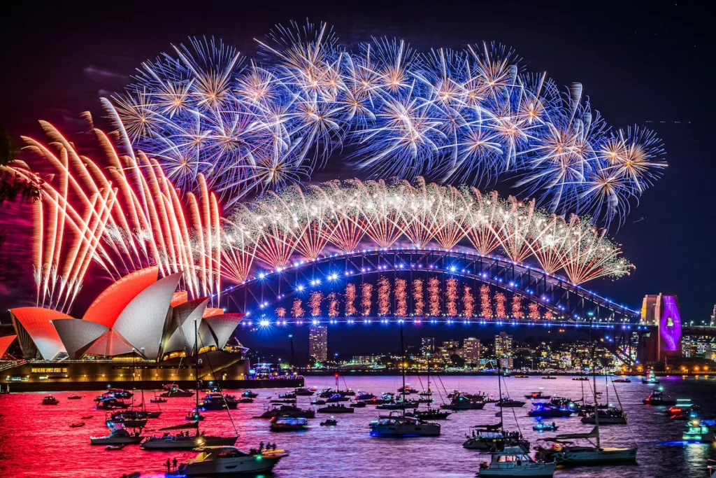 Sydney pour le passage de la nouvelle année
