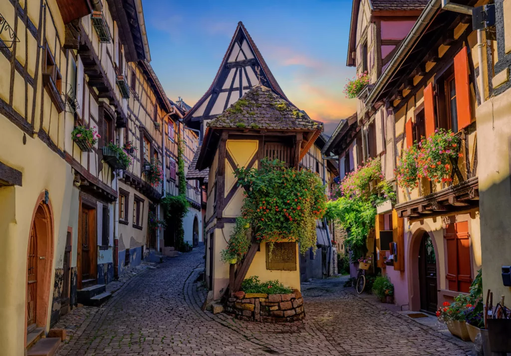 La splendeur de l'Alsace au village d'Eguisheim