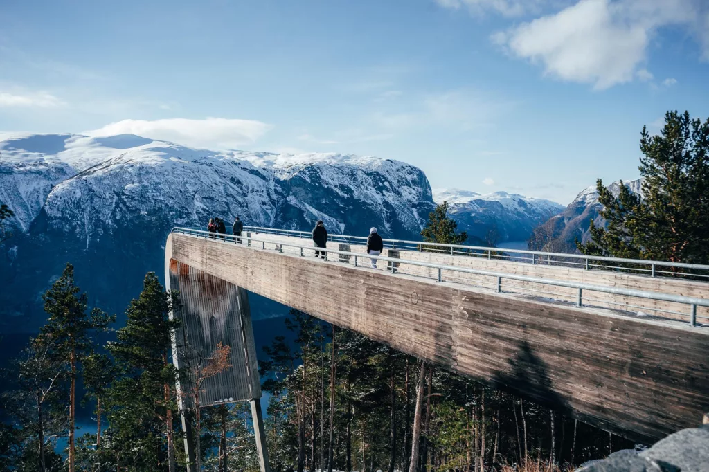 Stegastein, un spot incroyable au cœur des fjords Norvégiens