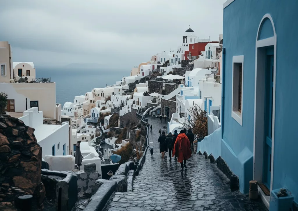 Comment s'habiller pour visiter Santorin en Janvier