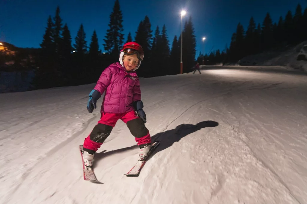 Il est même possible de skier la nuit