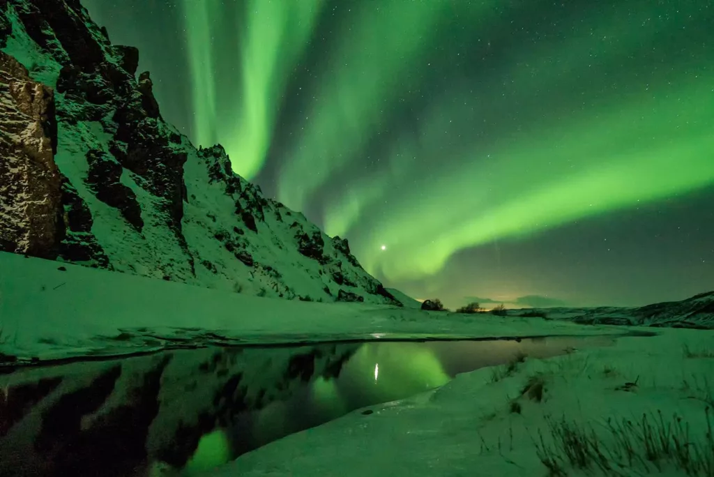 Les meilleurs spots pour voir les aurores boréales dans le sud de l'Islande