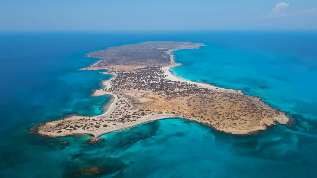 Les paysages paradisiaques de Chrissi Island en Crète