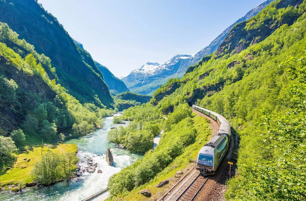 Prendre le train de Flåm à Myrdal