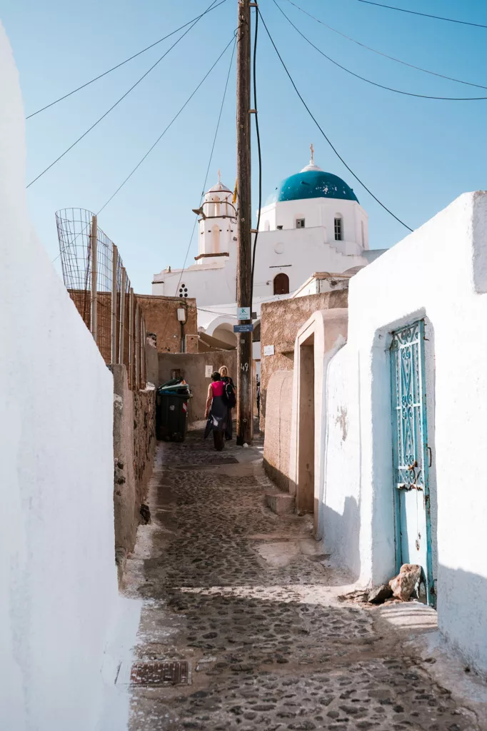 Déambuler dans les ruelles de Pyrgos