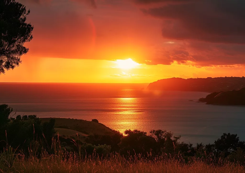 Regarder un coucher de soleil depuis Waiheke Island est incroyable
