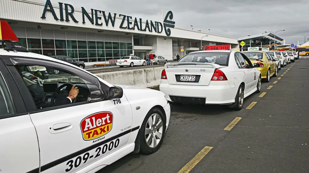 Prenez le taxi depuis l'aéroport d'Auckland
