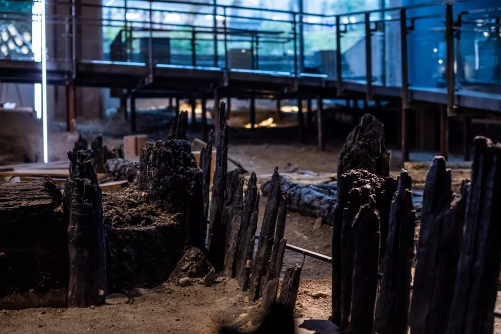 Les ruines sous le musée