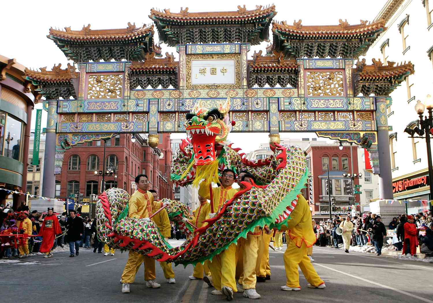 Washington D.C. s'illumine pour le Nouvel An Chinois