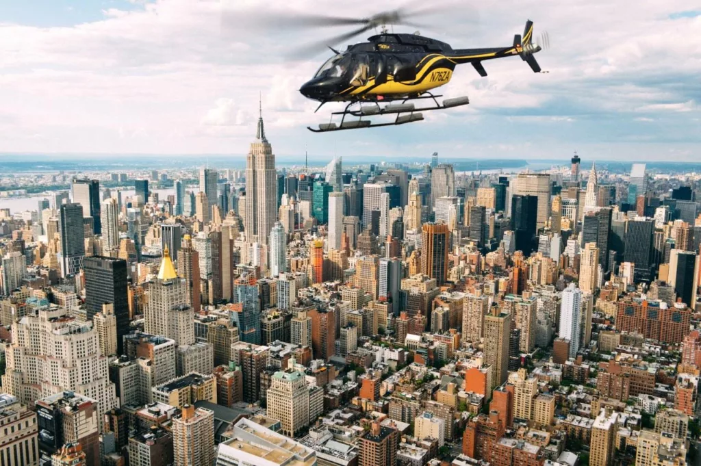 Faites un tour en hélicoptère à New York