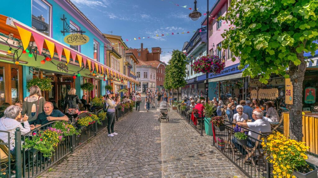 Øvre Holmegate, la rue colorée de Stavanger