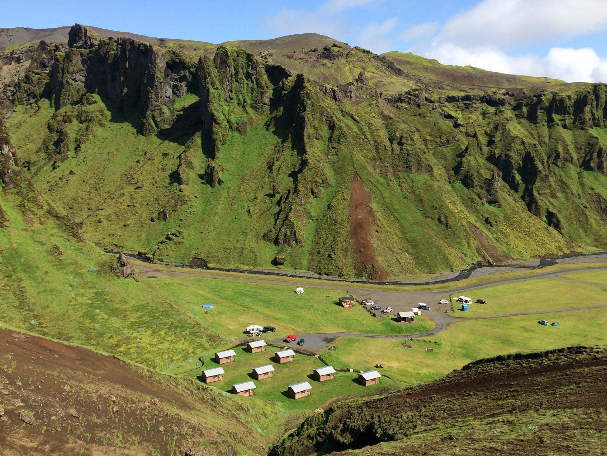 Thakgil Camping, le plus beau camping d'Islande